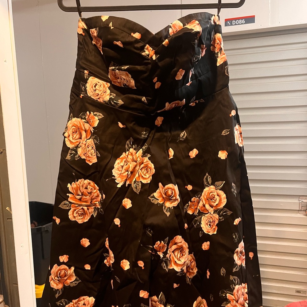 Torrid Black Floral Dress